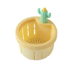 Cactus Sink Filter Net, Kitchen Sink Drainage Grid, Food Waste Remover, Dishwasher Compatible, Durable Design, Easy Installation
