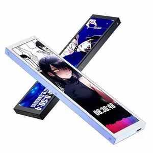 Universal Screen for PC - Adjustable Mounting for Any Computer Setup - PC Temperature Display Panel - LCD Screen Disply - Mini Monitor-Secondary screen of PC