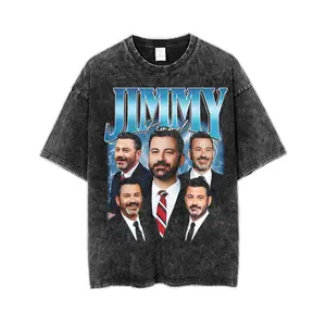 Jimmy Kimmel Vintage Bootleg Tee, 90s Talk Show Host Shirt, Retro Comedian Graphic, Crew Neck T-Shirt, Short Sleeve, Unisex Vintage Top, Streetwear Style