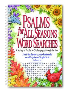 Psalms for All Seasons Word Searches -- Product Concept Editoris, Spiral Bound, Comb or Coil