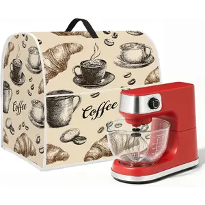 6-8 Quart Kitchen Stand Mixer Dust Cover, Kitchen Appliance Protective Covers with Top Handle and Pocket
