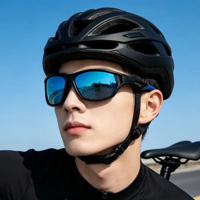 UV-Protection Cycling Glasses, Mountaineering Goggles Sunglasses, Polarized Outdoor Sports Driving Sunglasses for Men