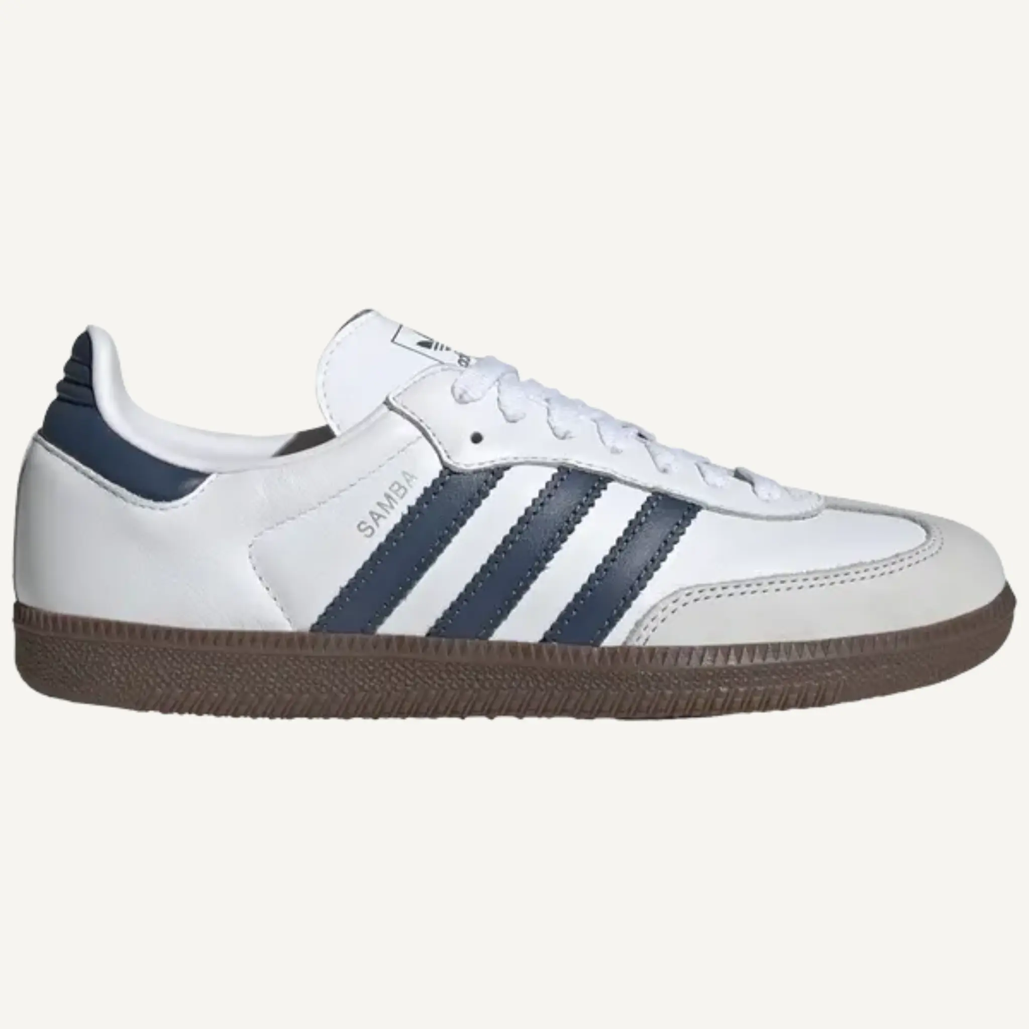 Adidas Originals Women's Classic Leather White-Preloved Ink Samba OG Sneakers, Style JH5688 (No Box)