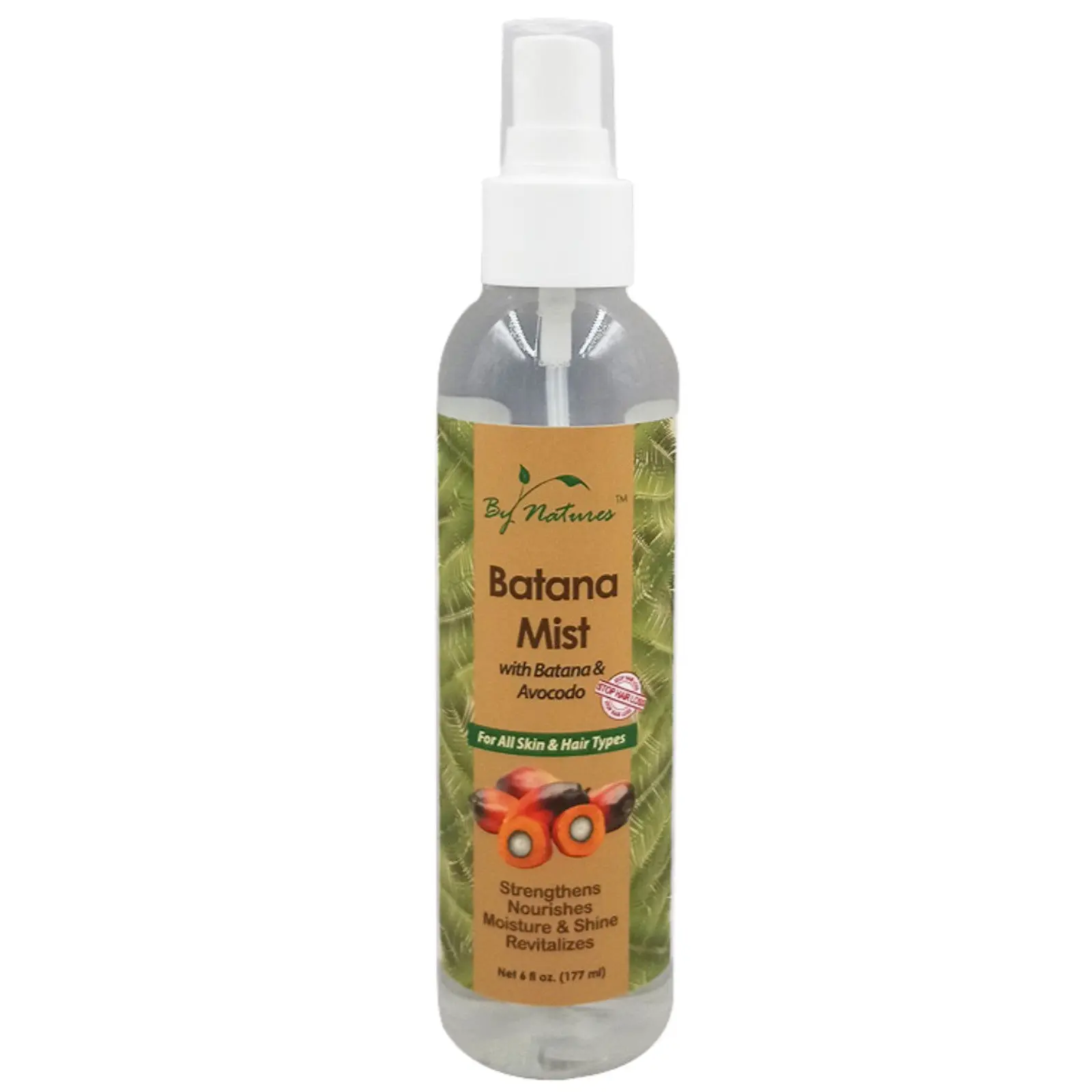 By Natures Batana Lightweight Hair Mist - 6 oz Nourishing Haircare Moisturizers & Mists, Daily Use Spray On Restorer to Boost Manageability & Support Healthy Hair, Conditioning, See Label For Details