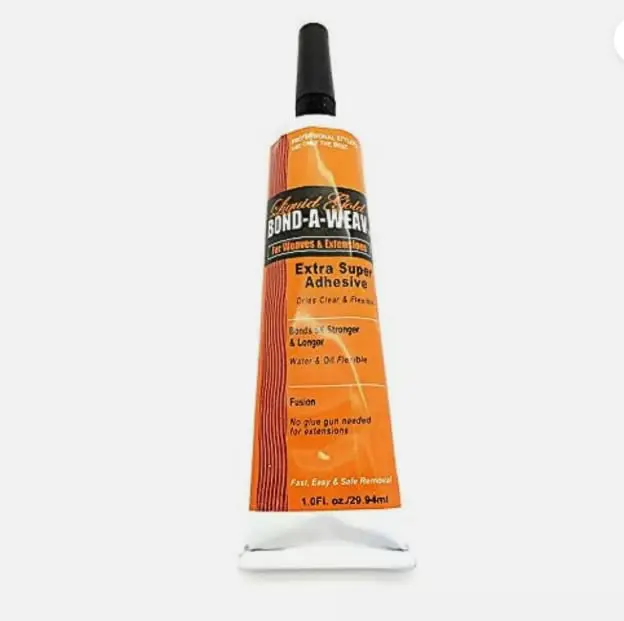 Salon-Grade Weave Adhesive Bonding Gel, Extra-Strong Liquid Gold Formula for Hair Extensions and Wigs, Long-Lasting Daily Haircare in a Convenient Tube Size, Hair Weaves, Secure Hold, Precision, Long-Lasting Results