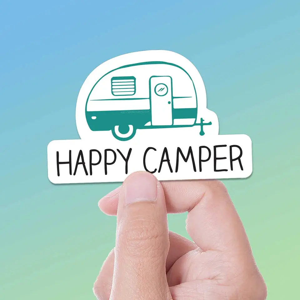 Happy Camper RV Sticker