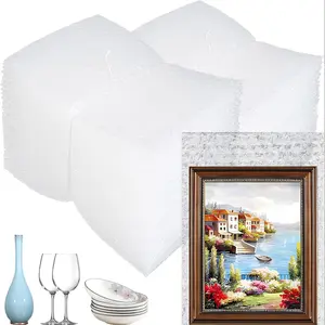 100 Pcs 15 x 20 cm Bubble Wrap Bags for Packing, Double-Sided Thick Foam Cushioning, Ideal for Moving and Storage, Gift Wrapping Supplies