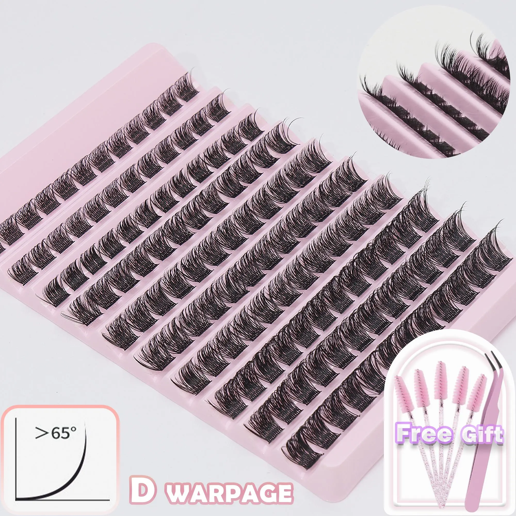 120 Cluster Natural Weddings Parties and Dates Eyelashes Various Styles Dramatic Fluffy Soft Are a Must-Have for Daily Makeup 2026 New