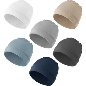 6 Pack Baby Beanie Hats for Unisex, Toddler Beanies Baby Girl Boy Hat Warm Cap for Infant, Toddler