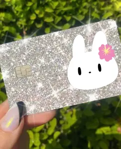 ExotixCard ultra bling reflective card skin back information