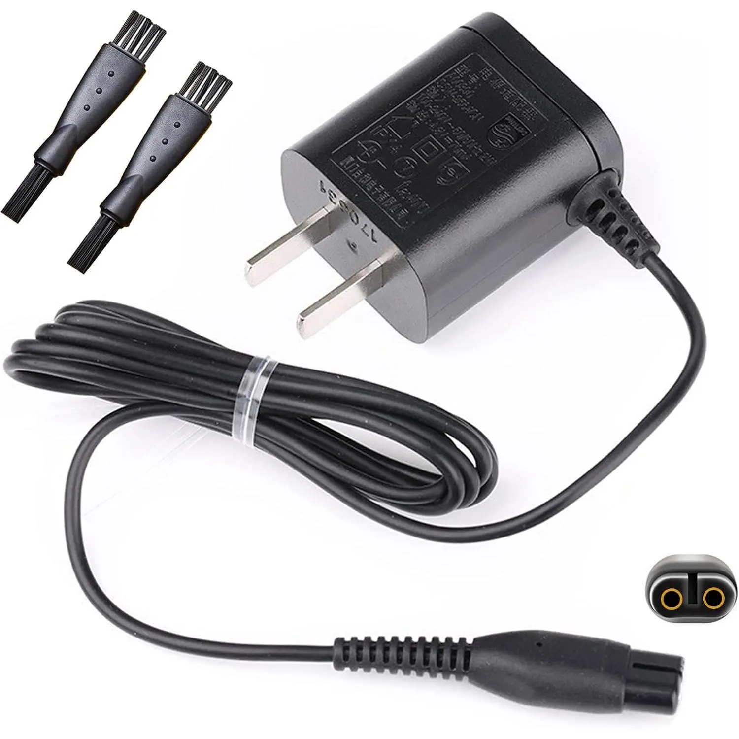 Adapter Power Cord 4.3V Compatible with Philips Norelco QP2520/90 QP2520/70 QP2520/72 A00390 BT3206 Electric Shaver Multigroom Beard Trimmer Adapter Power Charging Cord