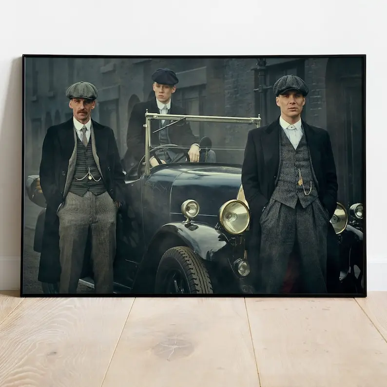 Peaky Blinders Poster, Tv Series Print, Wall Art, Gift for Tv Show Fans #2, Product without frame