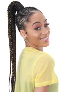 Shake N Go Freetress 3X Braid 301 56" (True Length 28") Prestretched Braiding Hair (3 Pack Bundle)