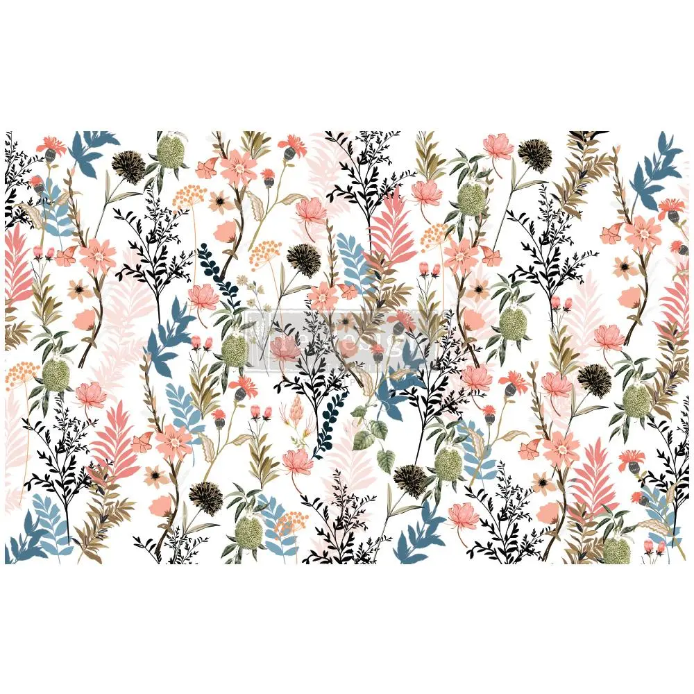 Redesign Decoupage Décor Tissue Paper - Pretty Meadows - 1 sheet, 19"x30"