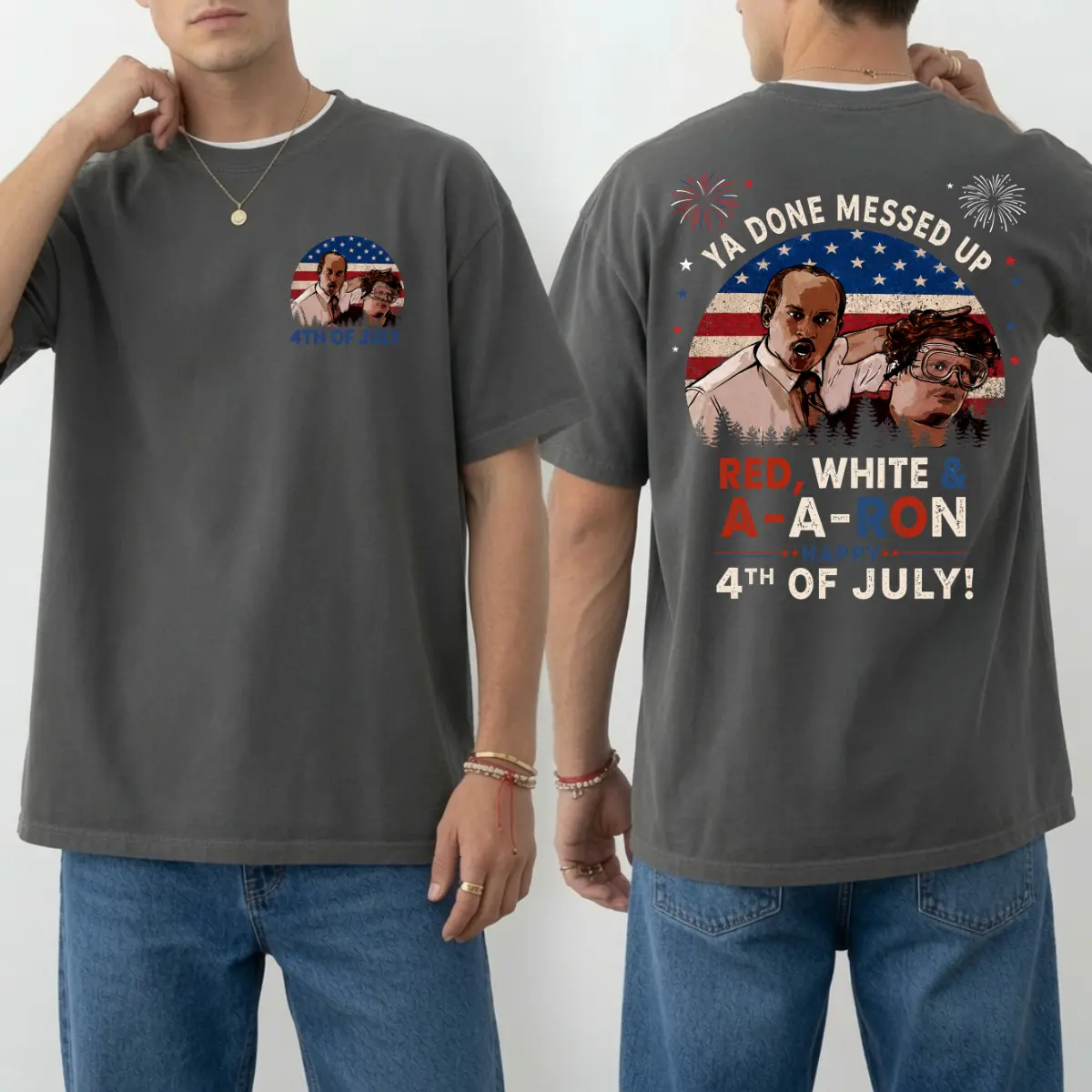 Ya Done Messed Up A A Ron Vintage Key and Peele Substitute Teacher T-Shirt, Key And Peele Shirt, Teacher Gifts, Happy 4th of July Tee