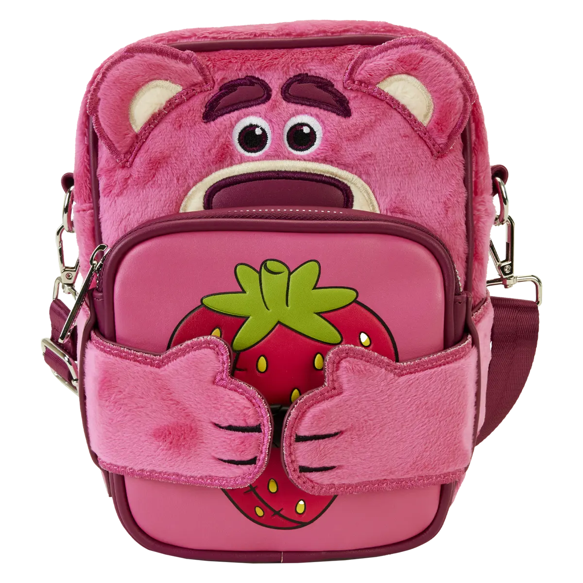 Toy Story Lotso Plush Crossbuddies Cosplay Crossbody Bag with Coin Bag
