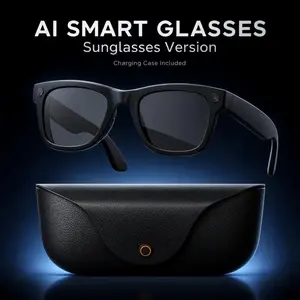 2026 New AI Smart Glasses - AI Assistant, Real-Time Translation, 1080p HD Digital Camera Recording, First-Person View, Bluetooth, 300mAh, Casual Metal Wearable Device for Futuristic Lifestyle outdoorfun