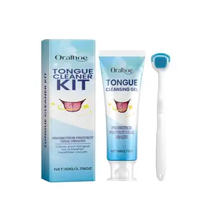 Oralhoe Tongue Cleaning Kit | Gentle Oral Care Removes Food Debris