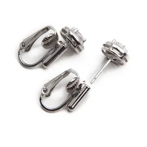 Silver Post to Clip on Earring Converters