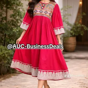 Afghani Dress for Women - Casual Wear - Womenswear