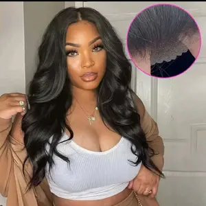 Wear Go Body Wave 18 Inches 6x4 HD Closure Precut Prepluck for Natural Look Human Lace Wig