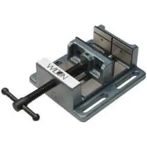 Wilton 3" Jaw Opening Capacity x 1-1/8" Throat Depth, Horizontal Drill Press Vise 3" Wide x 1-1/8" High Jaw, Stationary Base, Standard Speed, 5-1/2" OAL x 2.44" Overall Height, Cast Iron 11743