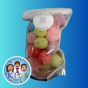 Freeze Dried Fruit Puffs Candy Snack Sugar Sweet Bonbon Freeze Dried Fruit Puffs Candy Snack Sugar Sweet Bonbon