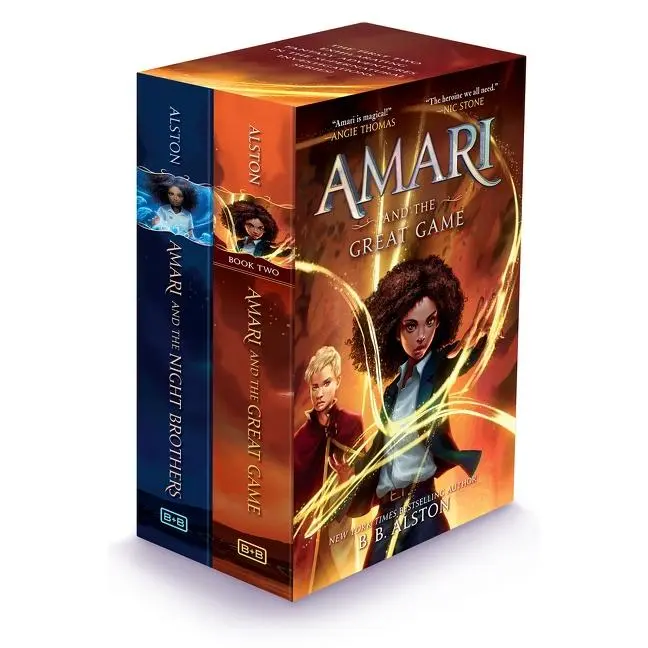 Amari 2-Book Hardcover Box Set: Amari and the Night Brothers, Amari and the Great Game (Supernatural Investigations) by B. B. Alston [Hardback Book]