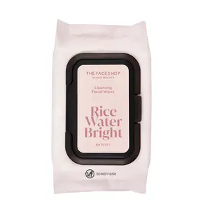 THEFACESHOP RICE WATER BRIGHT CLEANSING WIPES