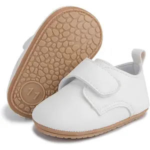 L-AS027   Baby Boys Girls Oxford Shoes PU Leather Soft Rubber Sole Sneakers Anti-Slip Toddler Ankle Boots Infant Walking Shoes Moccasins