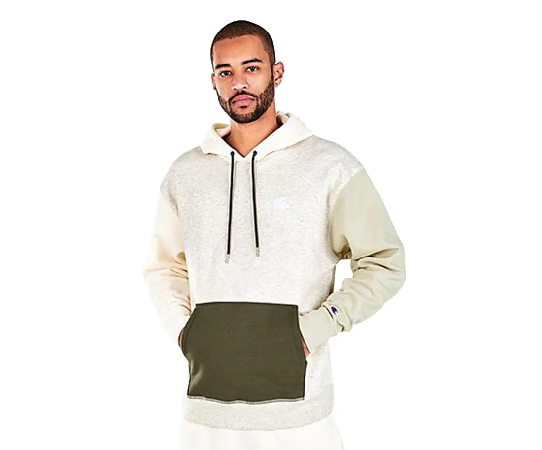Champion Classic Fleece Blocked Mens Active Hoodies