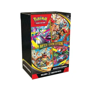 Pokemon English ME1 Mega Evolution Booster Bundle CARDS LIVE OPENING