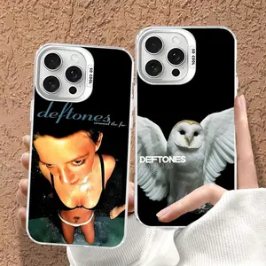 Band D-Deftones Phone Case For iPhone 17 Promax 16 15 14 13 12 11 Pro Max Plus X XR XSMAX Anti-Fall Transparent shockproof protection Soft silicone Back Cover