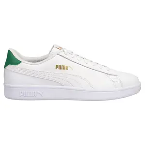 PUMA Mens Smash V2 Lace Up Sneakers Shoes Casual - White