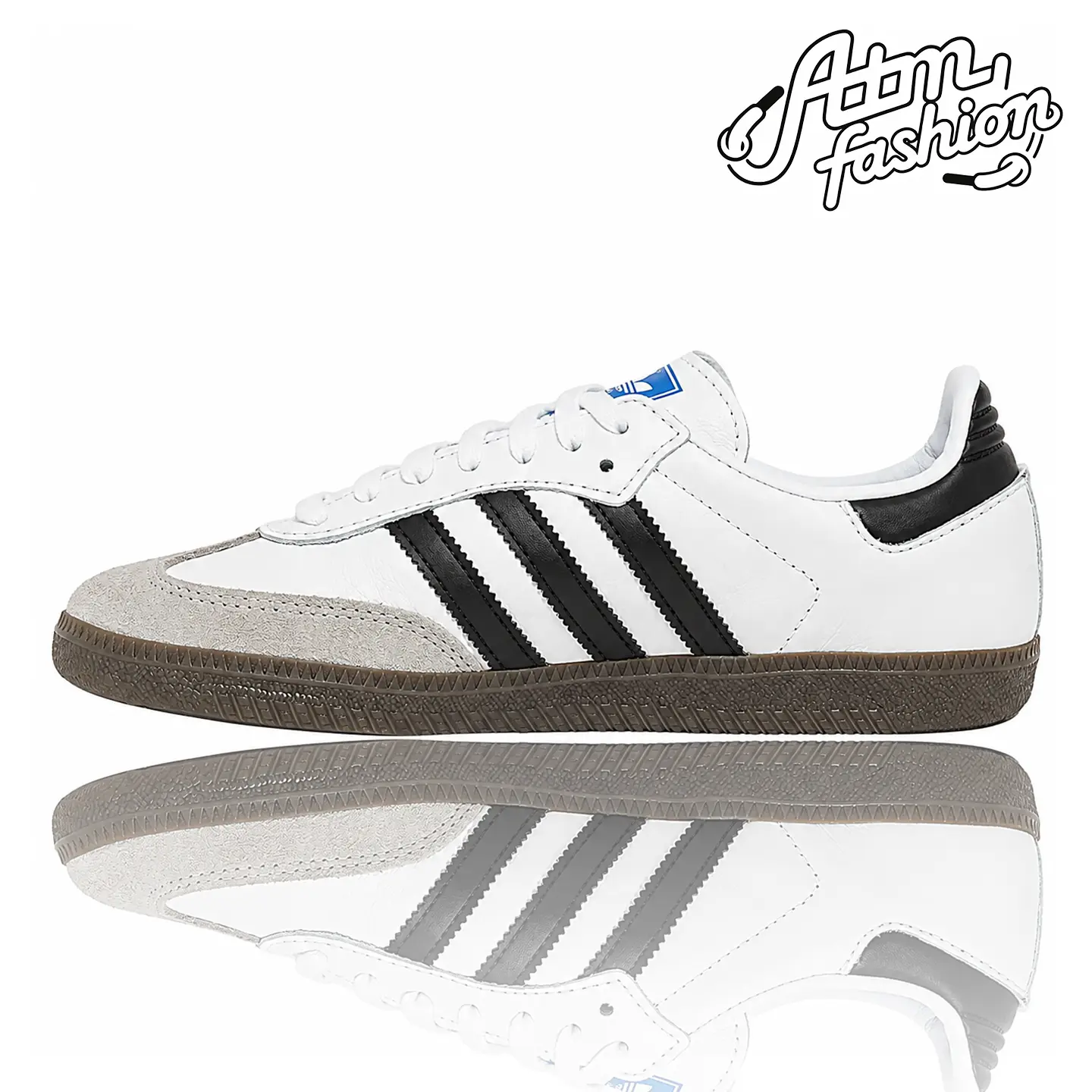 Adidas Samba OG Cloud White Core Black B75806 Authentic Shoes Footwear Sneaker Trainer Comfortable Walking Fashion Trending Gift