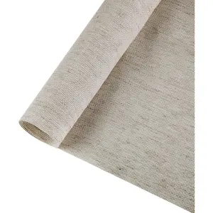 Big Size 18 Count Light Oatmeal Cross Stitch Fabric 59 inch by 36 inch (59 inch by 1 Yard)