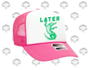 "Later, Gator" Otto Trucker Hat Funny Quote Snapback