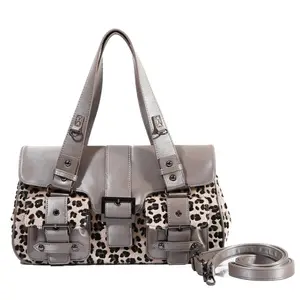 Lvanka's Leopard Print Vintage Design PU Leather Bag - Multi Pocket Casual Hobo Tote Satchel Crossbody Purse for Women, Boho Style Crossbody curve Bags with Adjustable Shoulder Strap, Handbag,  Lightweight & Spacious, Perfect for Daily Use