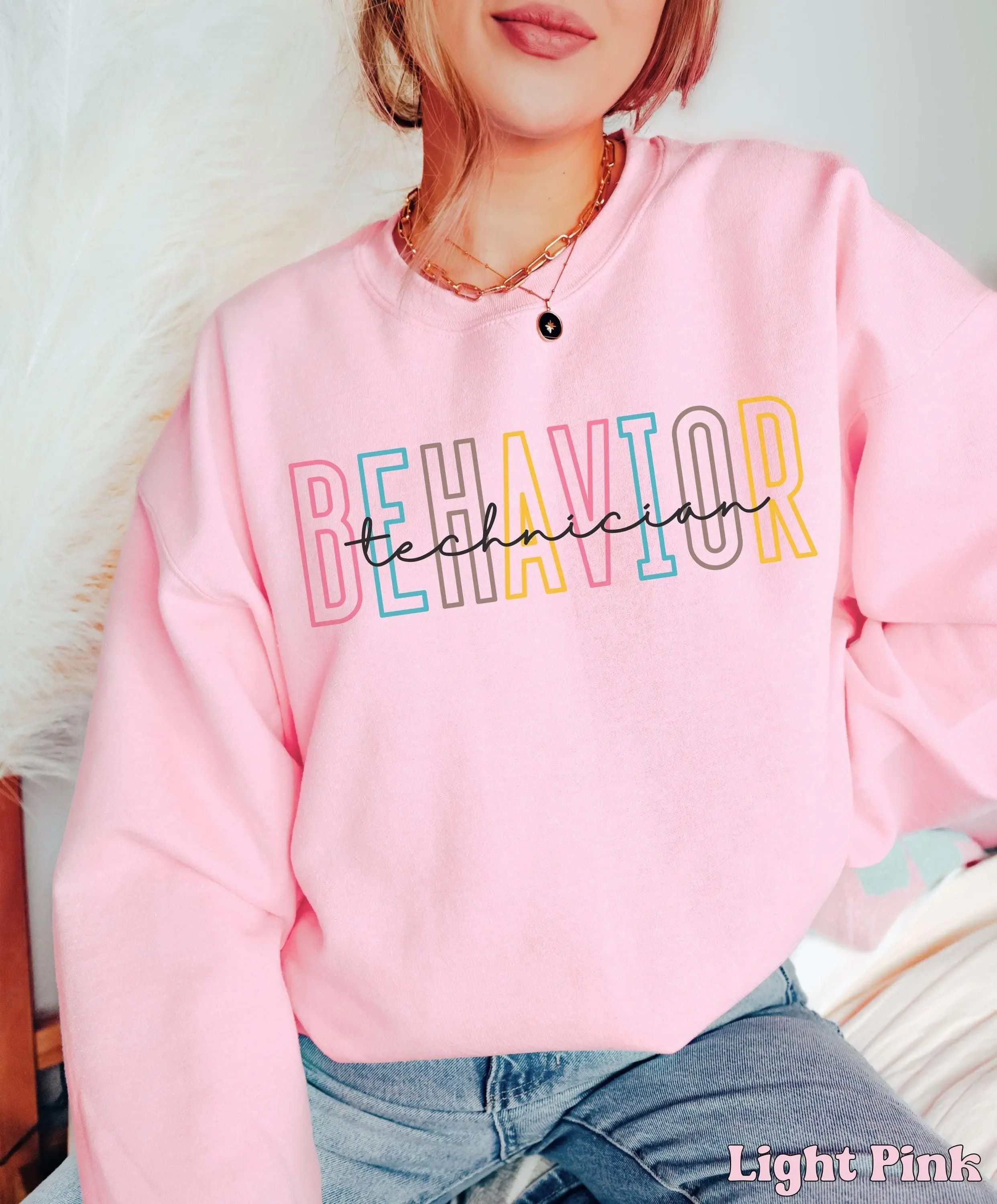 Behavior Technician T Shirt or Sweatshirt, Colorful RBT ABA Therapy Shirt, Behavior Tech Tee, Therapist Appreciation Gift
