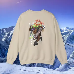 Shreddy Yeti - Ski Trucks Crewneck Sweatshirt