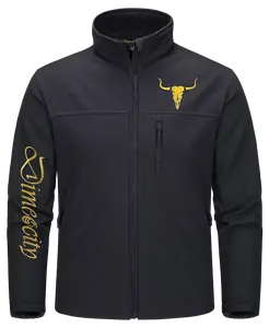 Black/Gold Soft Shell Jacket