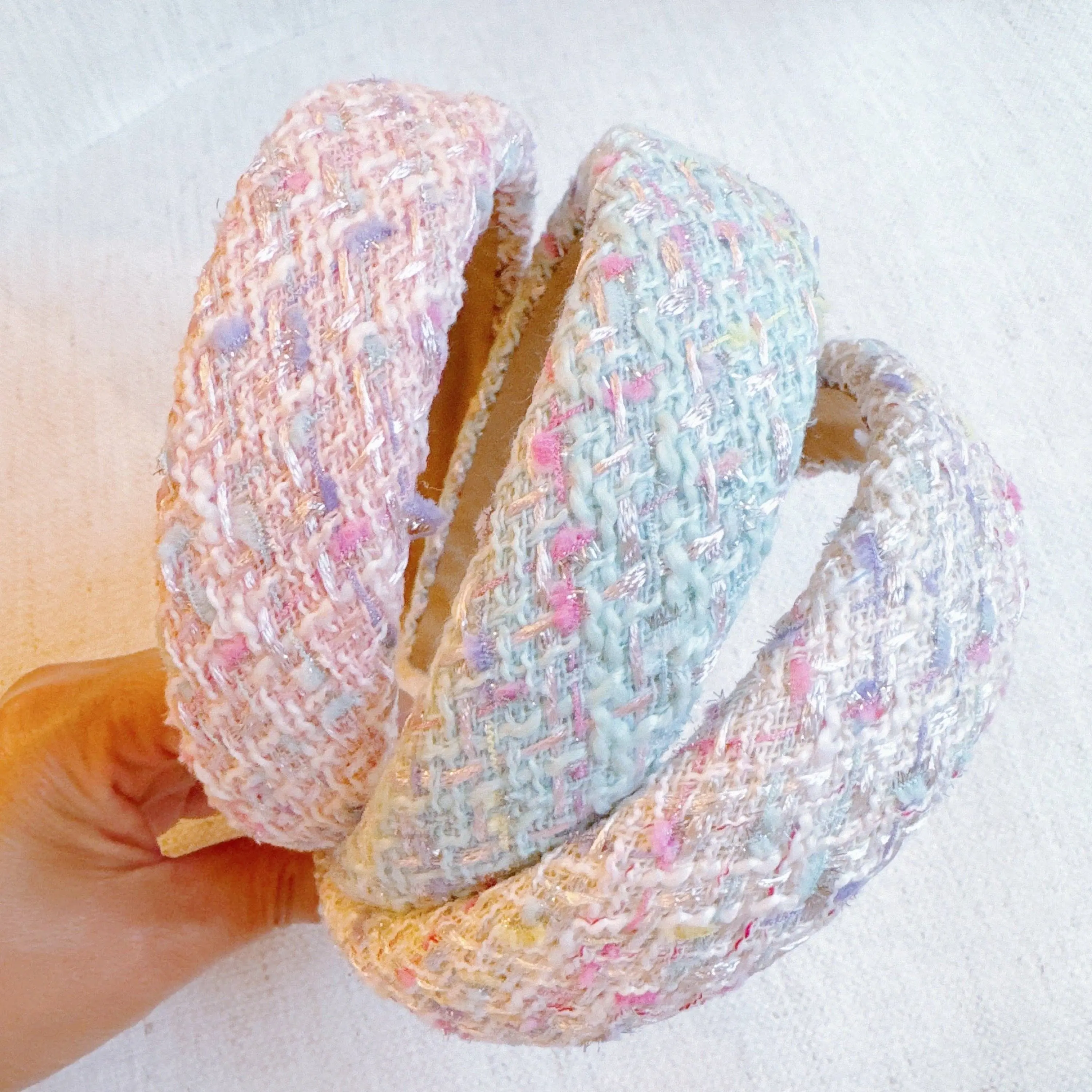Pastel Tweed Headband