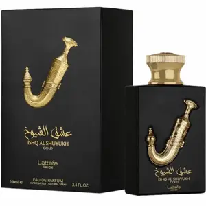 Lattafa Perfume Ishaq Al Shuyukh Gold Eau De Parfum, 3.4 fl oz, Unisex Fragrance