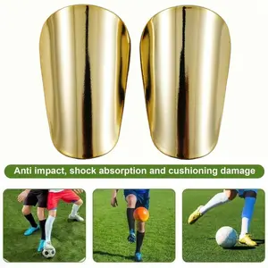 Electroplated Football Shin Guards for Adults & Teens, Lightweight Durable Soccer Leg Protection, Shock Absorption Anti-Collision, Soccer Training Equipment