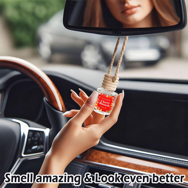 Christmas Car Air Freshener Hanging, Vanilla Cream Essential Oil Diffuser, Long Lasting Car Air Freshener, Cute Car Accessories for Women, Car Fragrance, Car Perfume, Car Interior Accessories