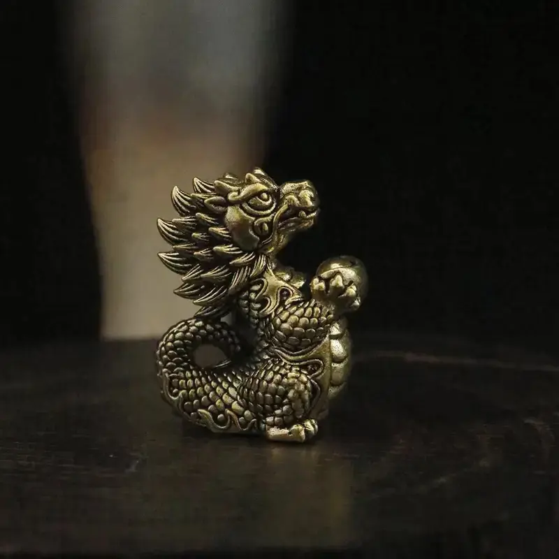 New Vintage Brass Fire Breathing Dragon Statue Figurine, Home Decor Collectible Sculpture, Home Decor Sculptures, Unique Artwork Gift Idea, Collectible Figurines, Home Decor Ornament, Decorative Home Ornament, Decorative Statues