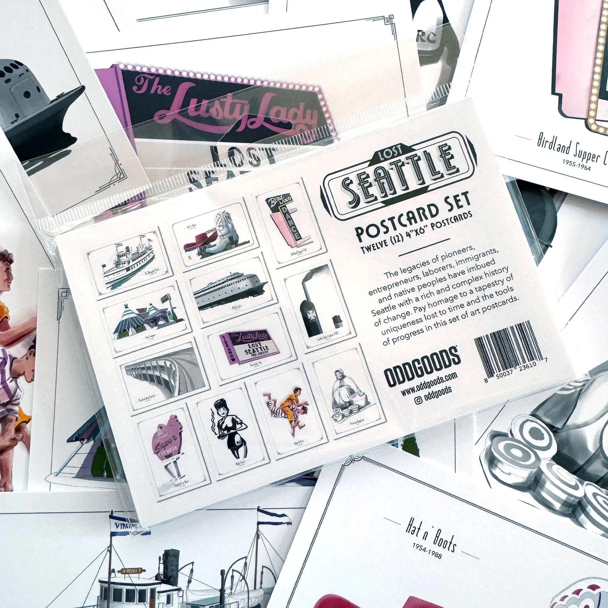 Lost Seattle Postcard Set