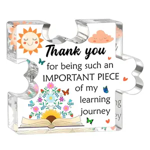 Unique Acrylic Desktop Sign for Teachers Gift, Perfect Teacher Appreciation Gift for Men & Women, Ideal for Classroom & Office Decoration, Home Office Decor