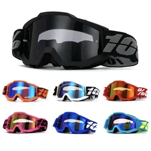 In Stock Motorcycle Off-Road Goggles Outdoor Riding Windproof Sandproof Goggles Riding Glasses Ski Goggles Dirt Bike Goggles Accessories Motorcycle Gear windproof goggles biking sunglass motorcycle goggles performance eyewear unisex eye glasses nose plug