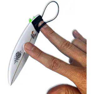 Finger Sliders Finger Surfboard – World's Best Mini Surfboard Quad & Tri-Fin Setup, Stomp Pad, Leash & Sticky Tacky Grip – Ultimate Desk Surfing Finger Board Fidget & Surf Gift - Snappers MKII (15+)